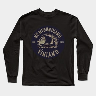 Year 2024 Newfoundland Vinland 1000 Viking Discovery Knarr Long Sleeve T-Shirt